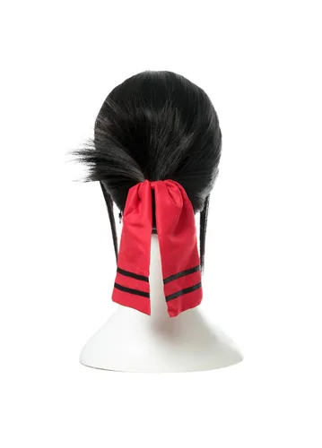 Vista 3 de ROLECOS Kaguya Shinomiya Cosplay peluca japonesa anime fiesta peluca negro ML338