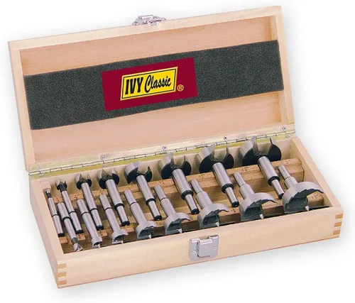 Vista 6 de IVY Classic 46120 Broca Forstner de 1-1/4 x 3-1/2", acero de alto carbono, vástago de 3/8", 1/tarjeta