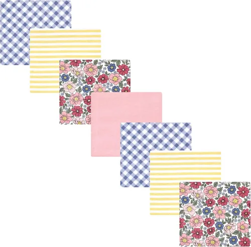 Vista 34 de Hudson Baby Unisex Baby Cotton Flannel Receiving Blankets Bundle, Neutral Woodland Pals, One Size (Pack of 2)