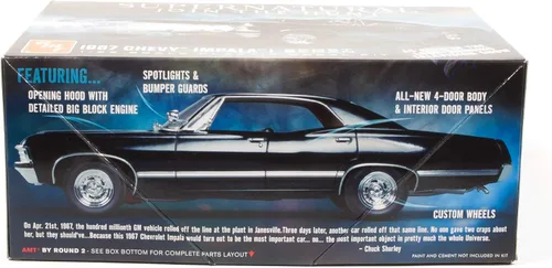 Vista 7 de AMT - Kit de modelo del 1967 Chevy Impala de 4 puertas Supernatural, escala 1:25