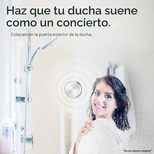 Vista 3 de Anything Speaker - Mini Bluetooth portátil - ¡Convierte cualquier cosa en un altavoz! Humbird inalámbrico de inducción de conducción ósea