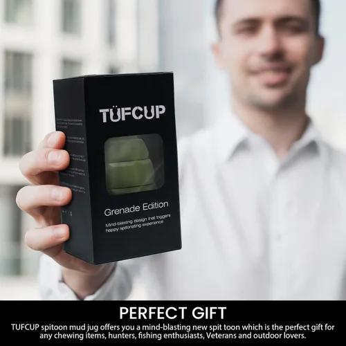 Vista 9 de Escupidera TUFCUP para Masticar, Escupidera Portátil Reutilizable con Tapa, Escupidera de Silicona Plegable Resistente a Derrames a Prueba de Fugas
