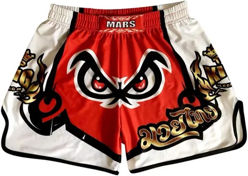 Vista 13 de O2TEE ¡Nuevo! Más de 10 estilos Muay Thai Shorts Combat Fight MMA Boxer Boxing Trunks Negro dragón