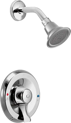 Vista 6 de Moen T8375 Posi-Temp - Ducha de equilibrio de presión comercial de 2,5 gpm, cromada (paquete de 3)