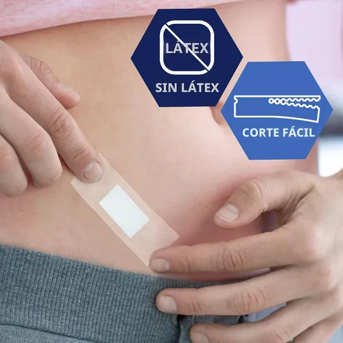 Vista 5 de MED PRIDE Cinta quirúrgica adhesiva hipoalergénica, paquete de 12 cintas médicas transpirables de primeros auxilios, sin látex y goma