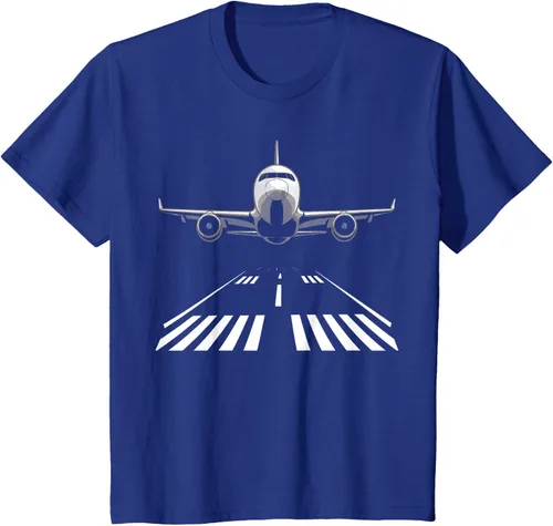 Vista 15 de Airplane Take Off Runway Pilot Jet T-Shirt Negro