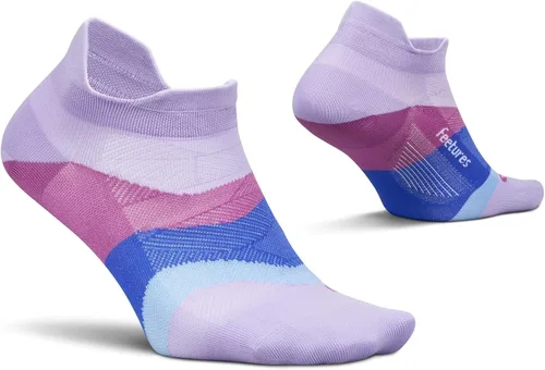 Vista 30 de Feetures Elite - Calcetines tobilleros ultraligeros que no se muestran - Calcetines deportivos con compresión dirigida Azul Ártico (1 par)