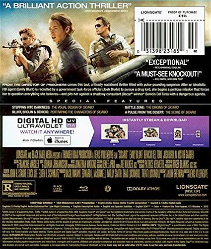 Vista 2 de Sicario Blu-ray + DVD + Digital HD