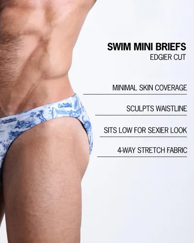 Vista 38 de Bang Men's Swimwear - Swim Mini Brief - Low Rise Fit Bikini Swimsuit