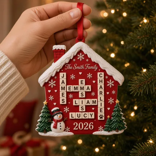 Vista 19 de Taza de Navidad personalizada con diseño de pan de jengibre 2026 Taza de crema_02