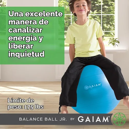 Vista 6 de Gaiam Silla clásica de equilibrio, asiento de estabilidad Azul/Verde