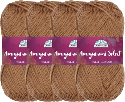 Vista 20 de JubileeYarn Amigurumi Select - Hilo acrílico DK - Begonia - 4 madejas