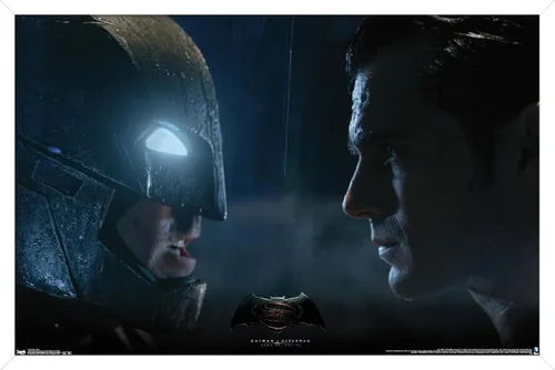 Vista 14 de Trends International DC Comics Movie - Batman v Superman - Stare Wall Poster, 14.725" x 22.375", Barnwood Framed Version Versión enmarcada Barnwood