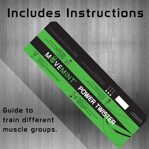 Vista 7 de Ejercitador de Brazo de Hombro de FlexBar Barra de resorte curva con potencia de torción