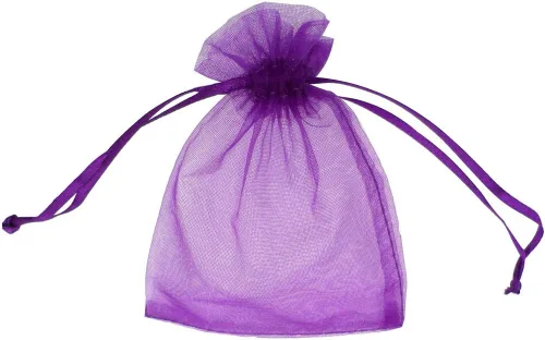 Vista 11 de ATCG 50 bolsas de organza grandes con cordón de 8 x 12 pulgadas, decoración de festivales, bodas, fiestas, bolsas de maquillaje (azul aguamarina)