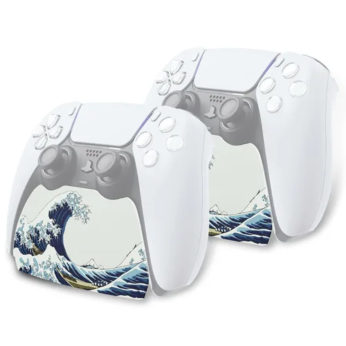 Vista 18 de PlayVital Solid Black Controller Display Stand for ps5, Gamepad Accessories Desk Holder for ps5 Controller with Rubber Pads