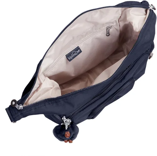 Vista 3 de Kipling Erica Bolso cruzado para mujer, Azul, talla única