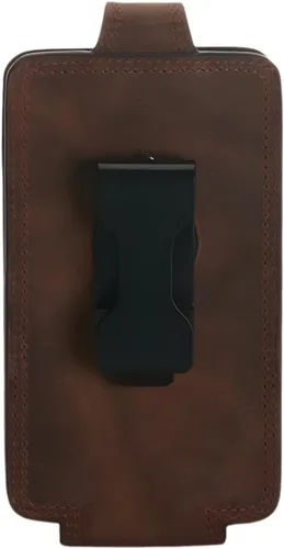 Vista 2 de ARIAT Funda de cuero cosida con la bandera de Estados Unidos para teléfono celular, compatible con iPhone 17/16/15 Pro Max, Galaxy S25/S24/S23