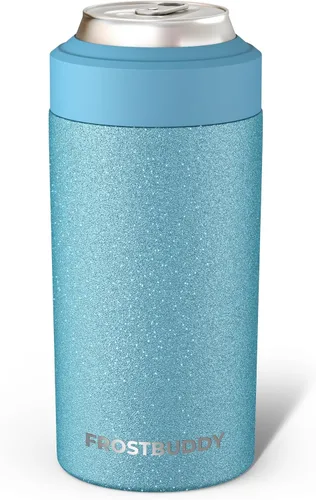 Vista 9 de Frost Buddy - Enfriador universal de latas, aislante de latas de acero Se adapta a latas delgadas de 12 onzas, 16 onzas, niños altos