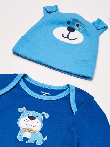 Vista 2 de Gerber Conjunto de mamelucos de 3 piezas para bebés y niños