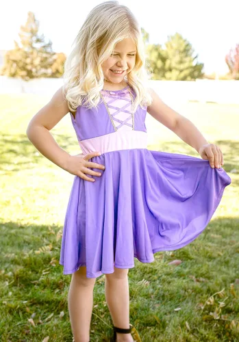 Vista 3 de Little Adventures Rapunzel - Vestido de princesa
