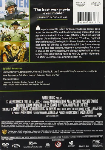 Vista 2 de Full Metal Jacket (Deluxe Widescreen Edition)