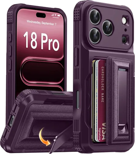Vista 24 de Oterkin Funda tipo cartera para Google Pixel 11/11 Pro 4-5 tarjetero Negro