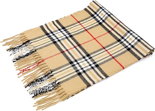 Vista 55 de Bufanda de invierno Achillea suave y cálida, de tartán, a cuadros, de cachemira, unisex