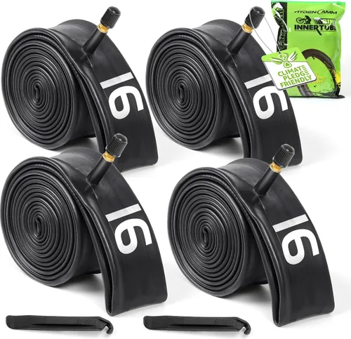 Vista 12 de 4 Pack Bike Tubes 12''/16"/18"/ 20"/ 24"/ 26" /27.5''/29
