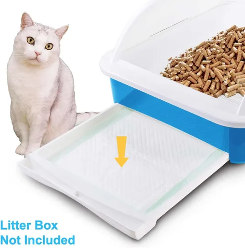 Vista 6 de Petfamily Almohadillas para caja de arena para gatos, repuesto genérico para sistema de arena Tidy Cats Breeze, almohadillas de caja de arena