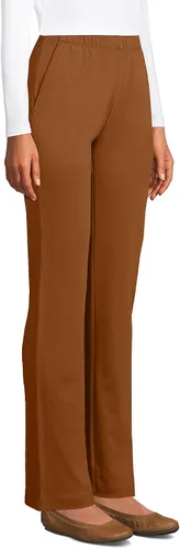 Vista 5 de Lands' End Mujer s Sport Knit Pantalones Russet Brown Regular L, Marrón
