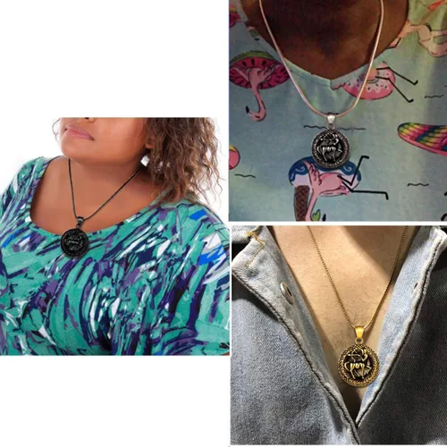 Vista 6 de Hipunk Collar de 12 constelaciones, signo de estrella del zodiaco, colgante de horóscopo, acero inoxidable 316L, regalo de cumpleaños para hombres