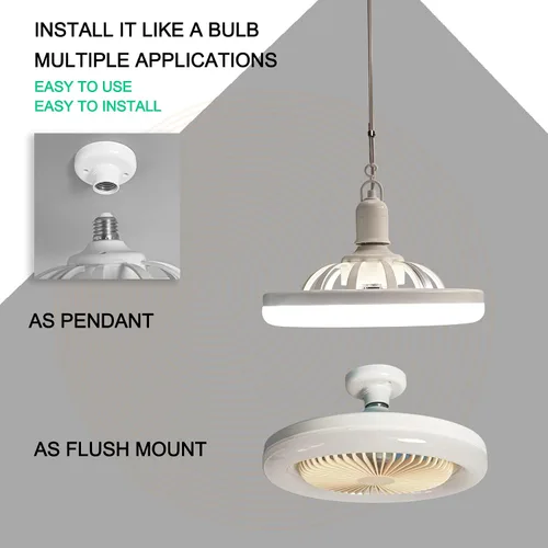Vista 3 de Lámpara de ventilador E27 de 10 pulgadas con ventilador, alto brillo, brisa, con base de cable de enchufe para la parte superior del escritorio