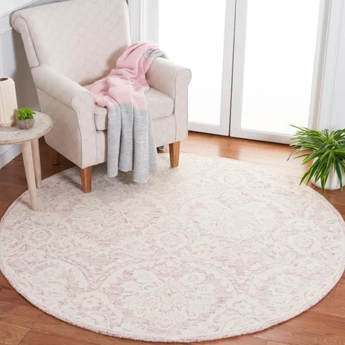 Vista 29 de SAFAVIEH Blossom Collection - Alfombra decorativa, 2 x 3 pies, azul y marfil, lana hecha a mano, ideal para zonas de alto tráfico en entrada, sala