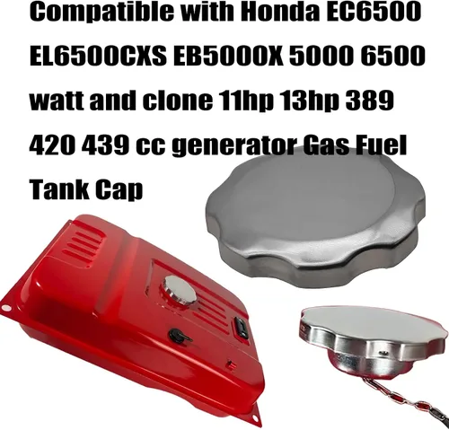 Vista 4 de Tapa del generador compatible con Honda y Clone 389cc 420cc 439cc Predator 7000 8750 EC6500 EL6500CXS EB5000X 5000 6500 vatios y clon 11hp 13hp