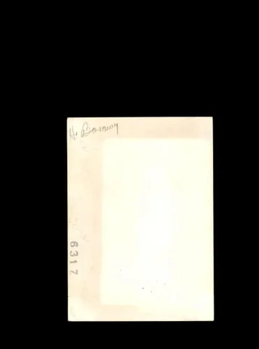Vista 2 de Hank Borowy Signed Vintage 1940`s Original 3x4 Photo At Wrigley Autograph Chicago Cubs