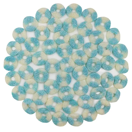 Vista 3 de American Best Food Anillos de goma (2.5 libras), frambuesa azul