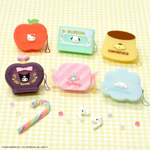 Vista 6 de Gourmandies SANG-425CN Sanrio Characters AirPods Pro (2nd Generation) / AirPods Pro Compatible Silicone Case Cinnamorroll