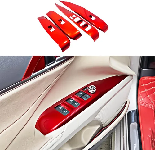 Vista 10 de Rifoda Para Camry Co-Piloto Guantera Lateral Panel de Interruptor Decoración Material ABS Ajuste para Toyota Camry 2018 2019 2020 2021 2022