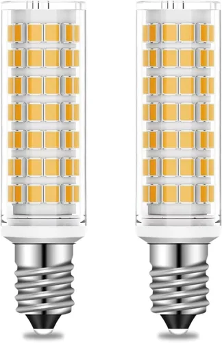 Vista 10 de Bombilla de base europea E14 E14, lámpara turca de repuesto regulable equivalente a 4 W, bombilla incandescente de 40 W, CA 110 V-130 V blanco