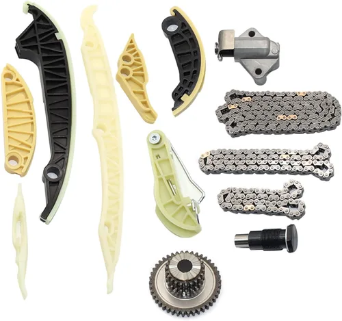 Vista 4 de FZJDSD Kit de cadena de distribución compatible con Volkswagen Jetta Passat Golf Beetle 2013 2014 2015 2016 2017# 06H109469AE 06K109467A8KB