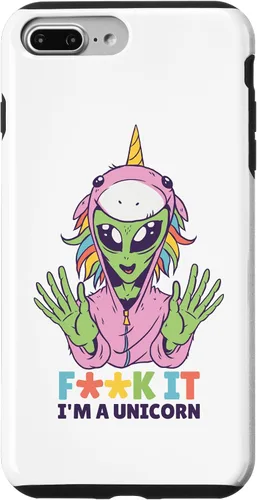 Vista 12 de Funda para iPhone 12 mini LGBTQ Alien F I I'm A Unicorn Rainbow Outer Space Gay Pride