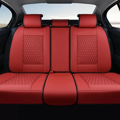 Vista 38 de Coverado Fundas de asiento delantero, fundas de asiento delantero de automóvil, fundas de asiento de piel de napa para automóviles, fundas