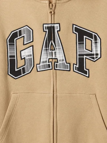 Vista 25 de GAP Sudadera con capucha y cremallera completa con logotipo para niños