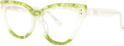 Vista 2 de Zeelool Gafas de ojo de gato elegantes para mujer, gafas elegantes Cascata ZOA01858