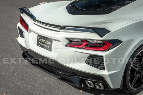 Vista 5 de Reemplazo para modelos Chevrolet Corvette C8 2020-presente Alerón para tapa de maletero trasero estilo GM Factory Z51
