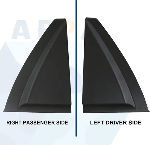 Vista 6 de APPERFiT Delta Molding lado izquierdo y lado derecho del pasajero compatible con Kia Sportage 2005-2010 reemplaza 83830-1F001 83840-1F001