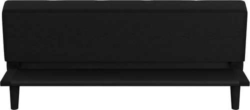Vista 6 de Serta Futon - Sofá cama individual, más pequeño, negro