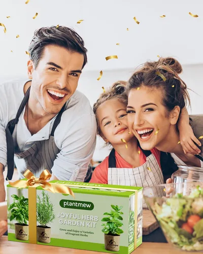 Vista 7 de Regalo para mujeres, mamá, ella – Kit de jardín de 9 hierbas para ventana interior Juego completo de semillas de hierbas con macetas, tierra