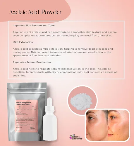 Vista 9 de Polvo de ácido azelaico (4 onzas / 3.99 oz) 99.9% ácido azelaico en polvo fino para hacer crema de ácido azelaico, gel y suero de ácido azelaico por